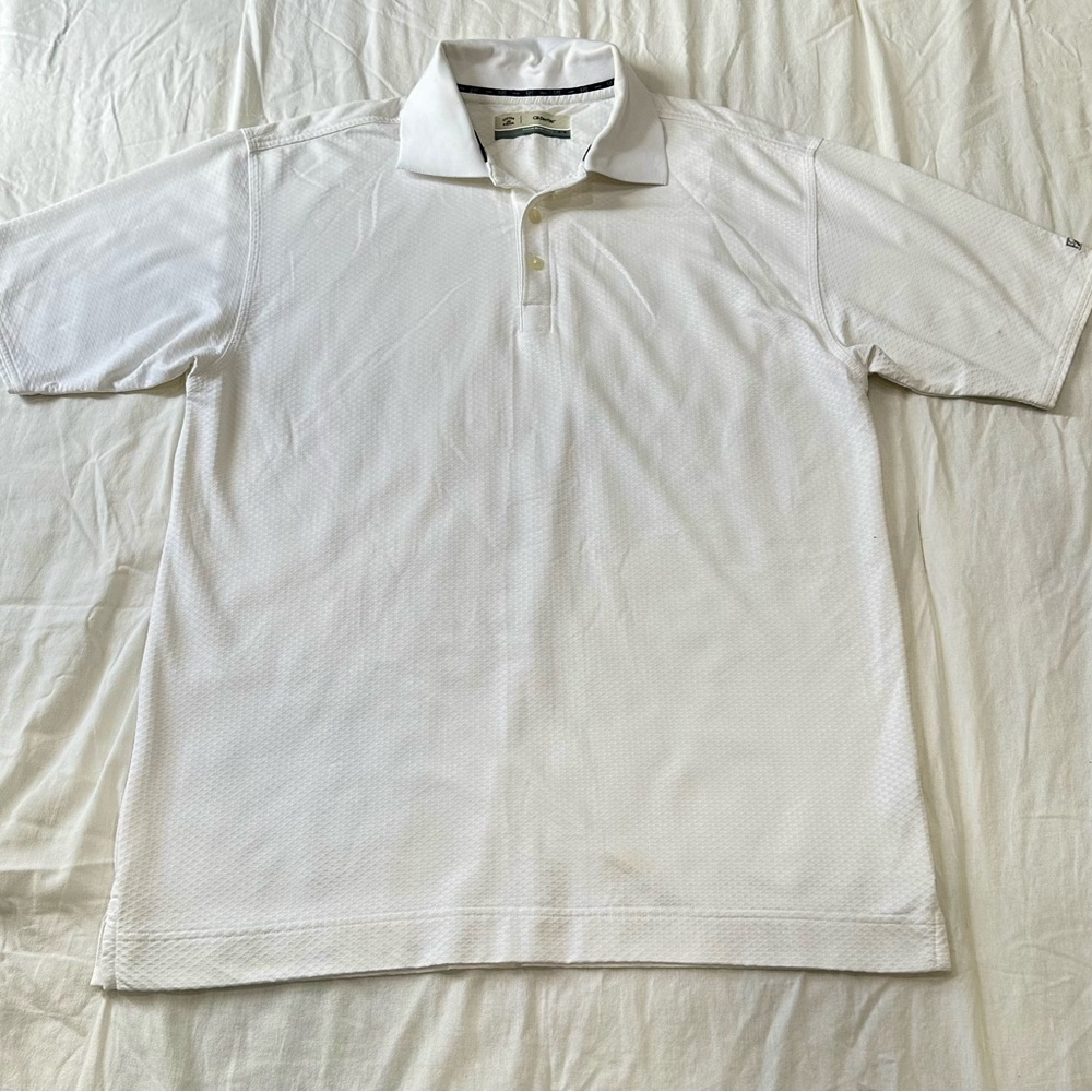 Cutter & Buck White Polo Shirt